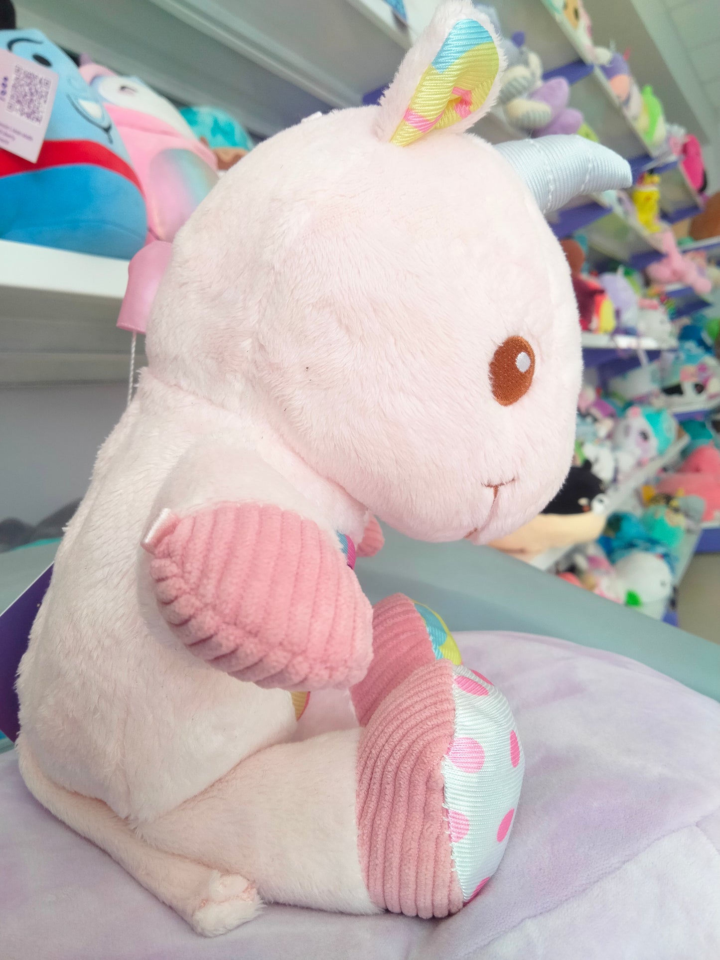 Colourful Cuddles Unicorn Plush toy.