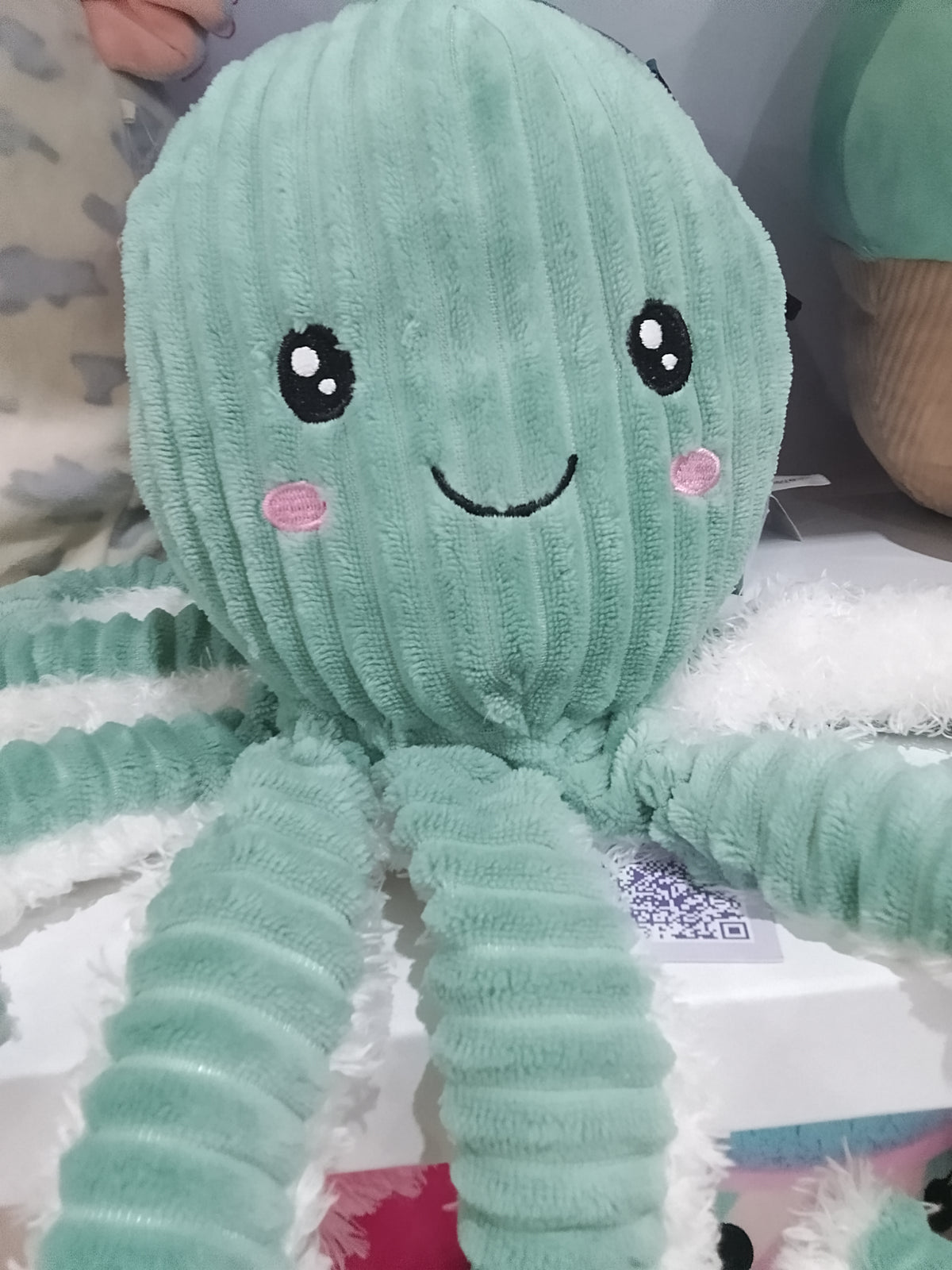 Green Spark Plush Octopus Toy