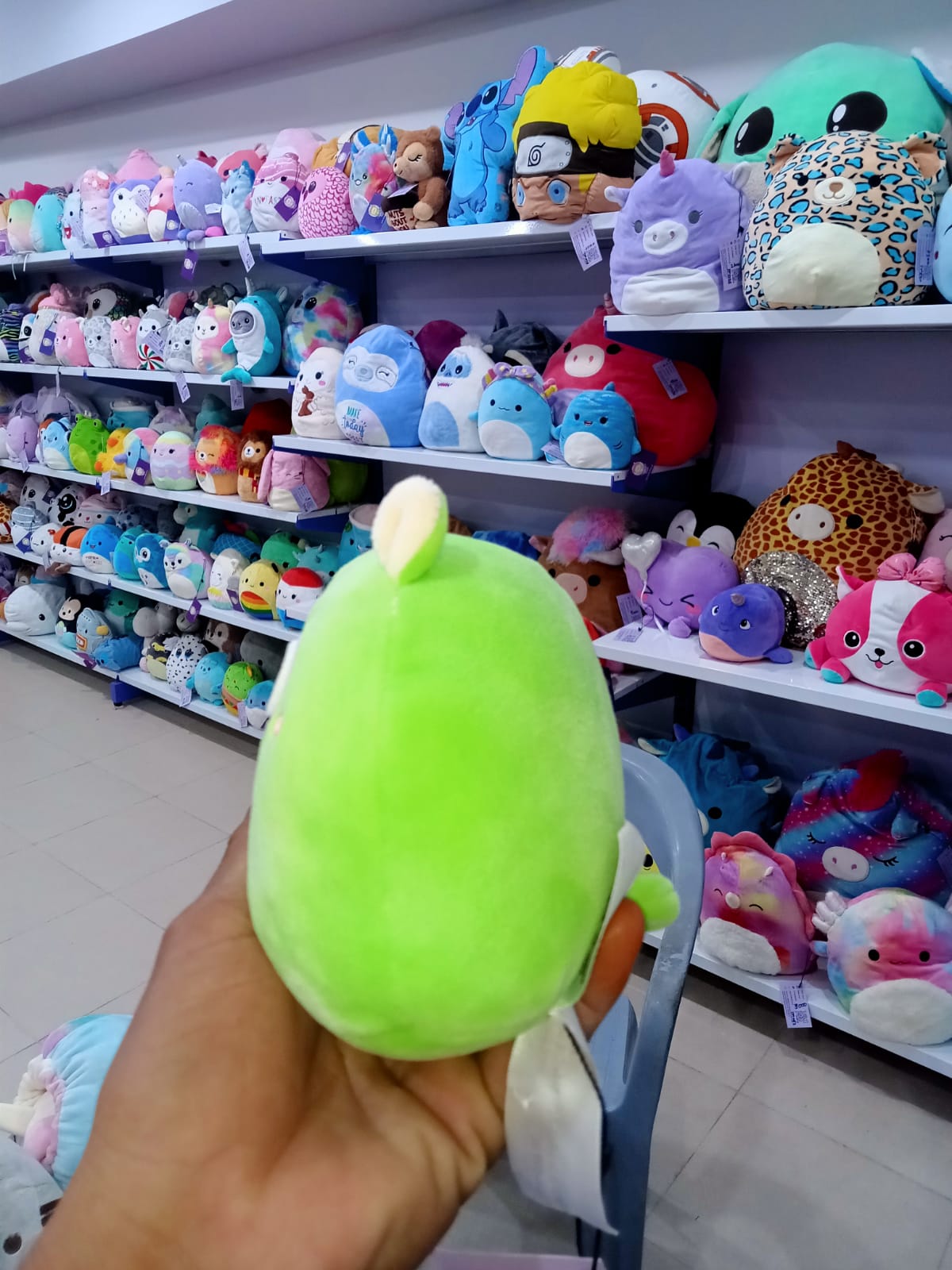Jim the Alpaca, a character from the Squishmallows brand by Kellytoy.
