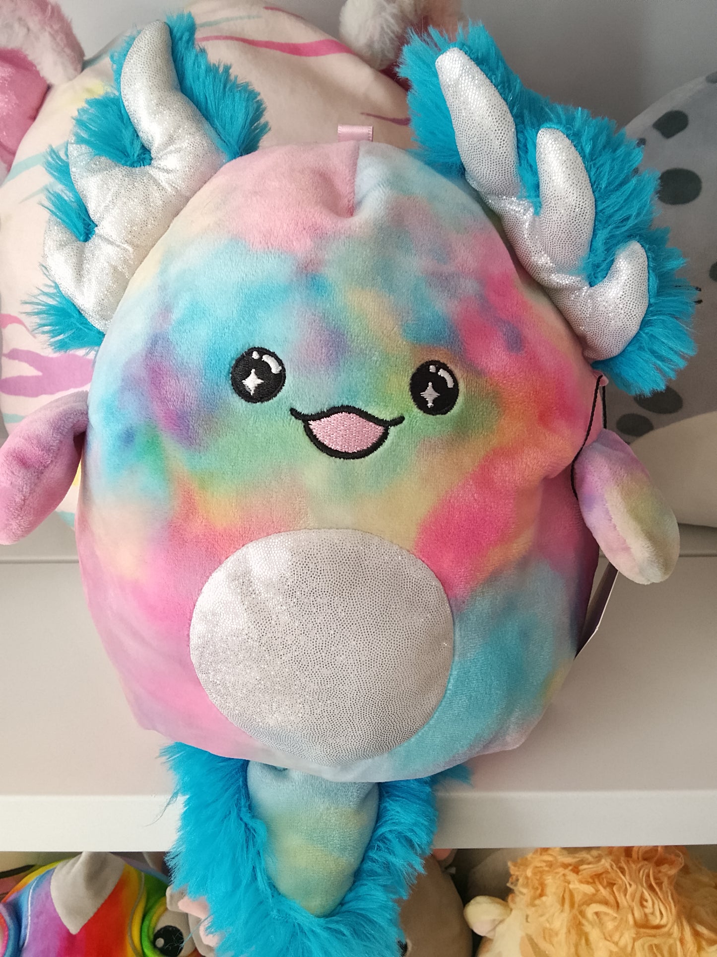 Squishy-Ishies Axolotl, part of a collection designed by Rhode Island Novelty.