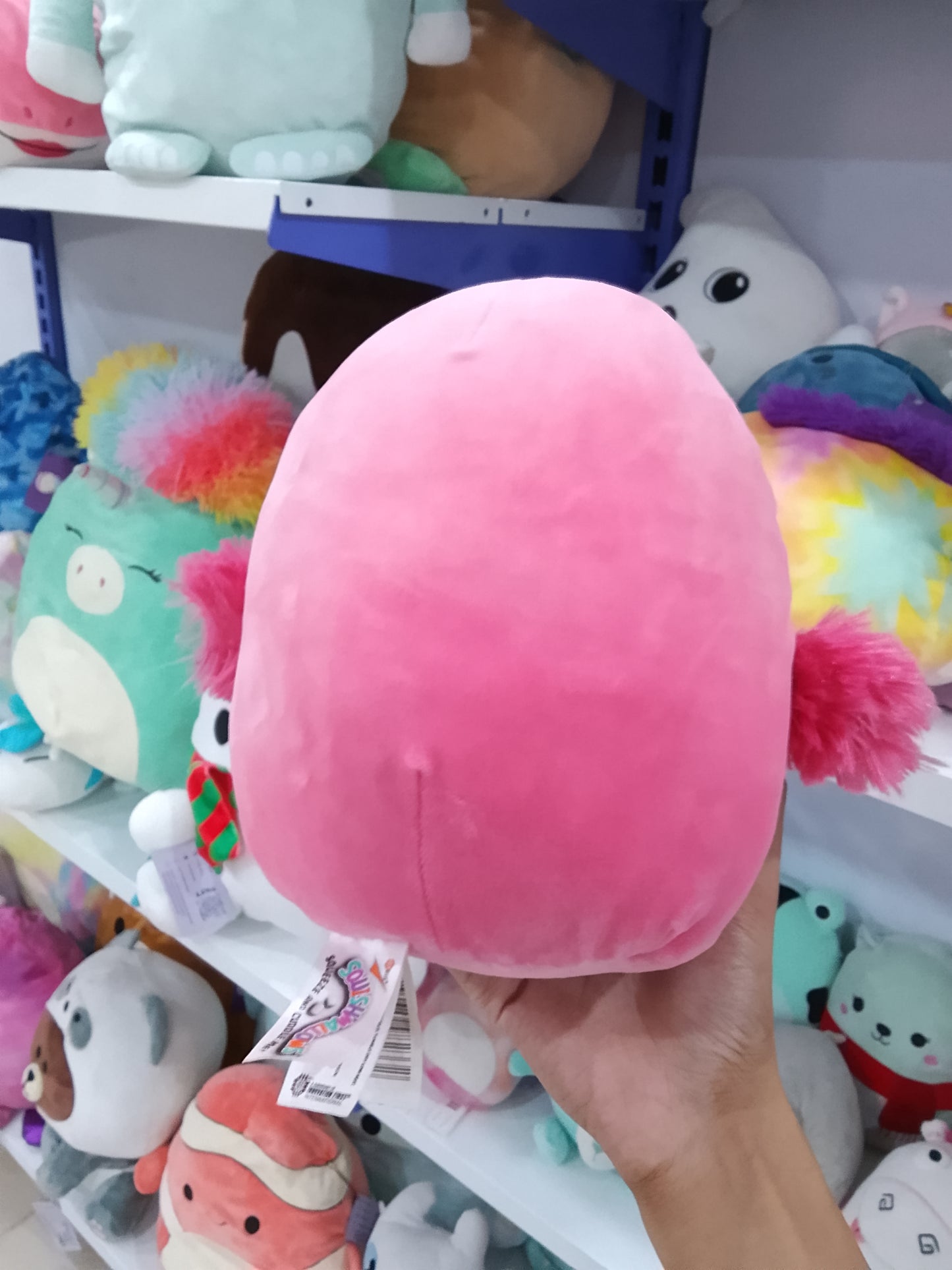 Squishmallows Cookie the Flamingo Plush Toy.