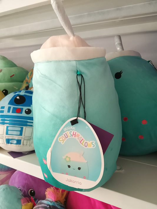 Squishmallows plush toy, specifically model Jakarria the Boba Tea