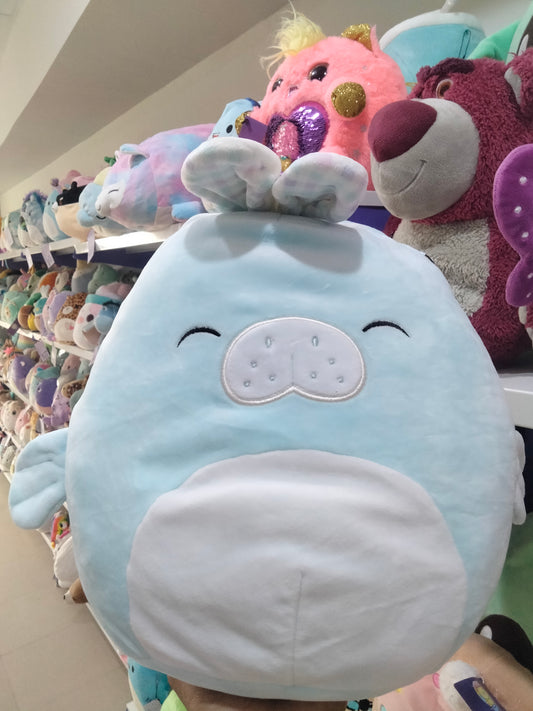 Squishmallows 8-inch plush toy of Abel the Manatee