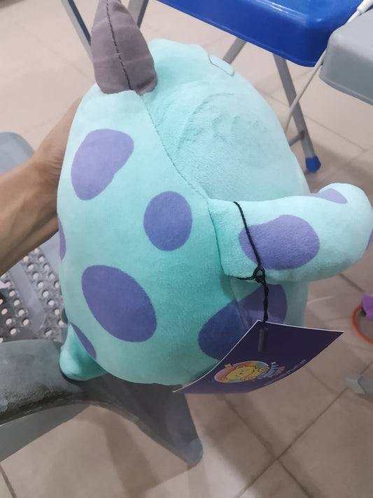 Disney Squashy Podgies James P. Sullivan plush toy.