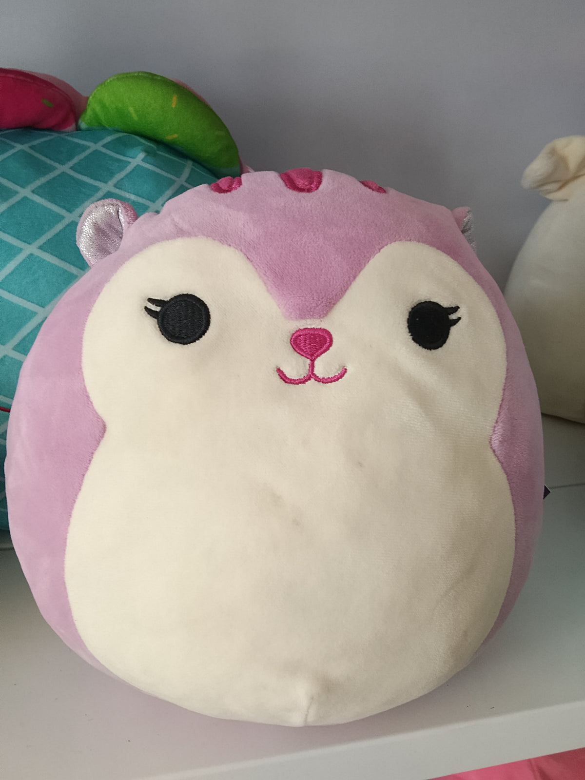 Squishmallows Allina the Squirrel plush toy.