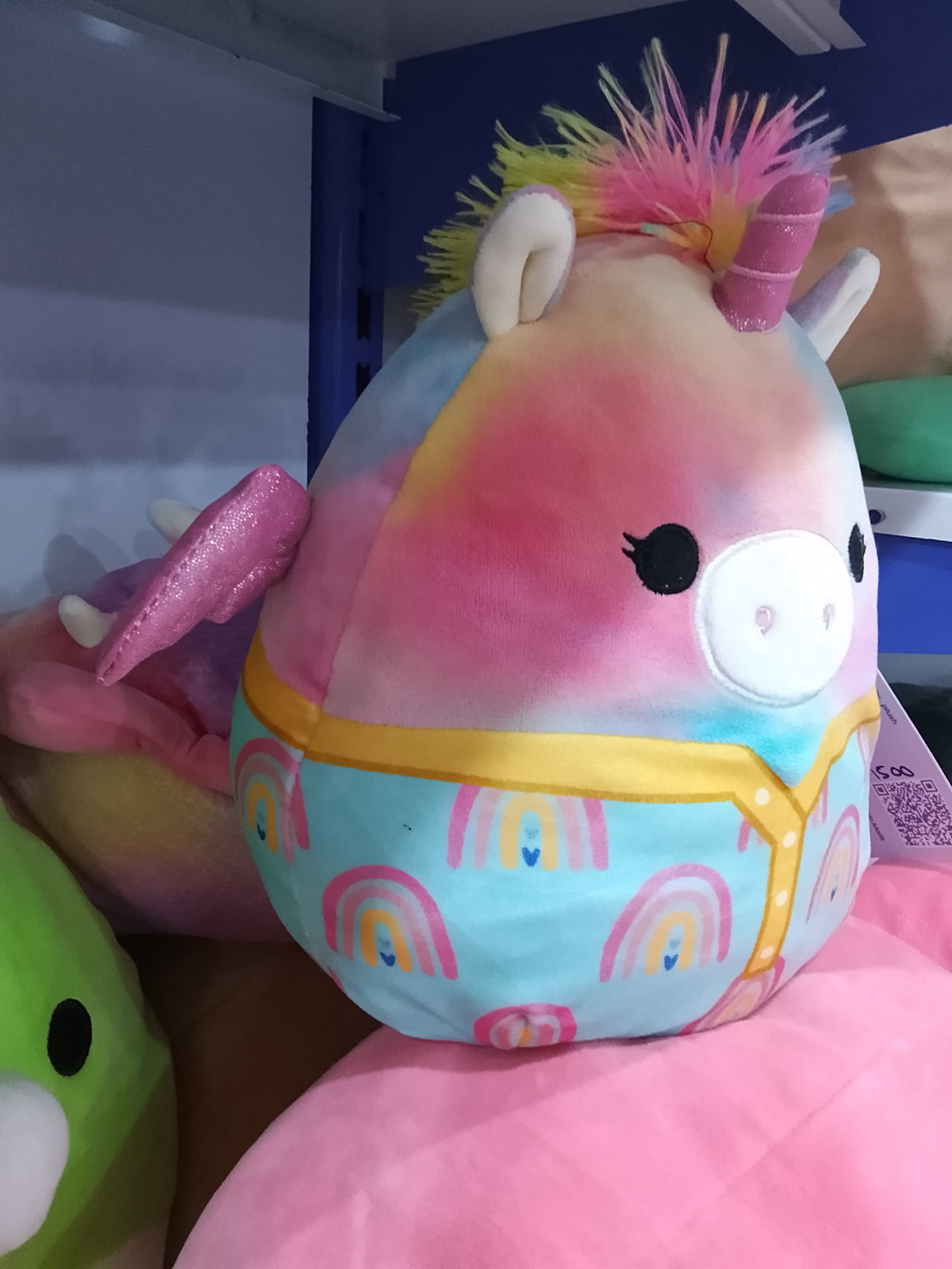 Squishmallow Jaime the Pegasus plush toy.