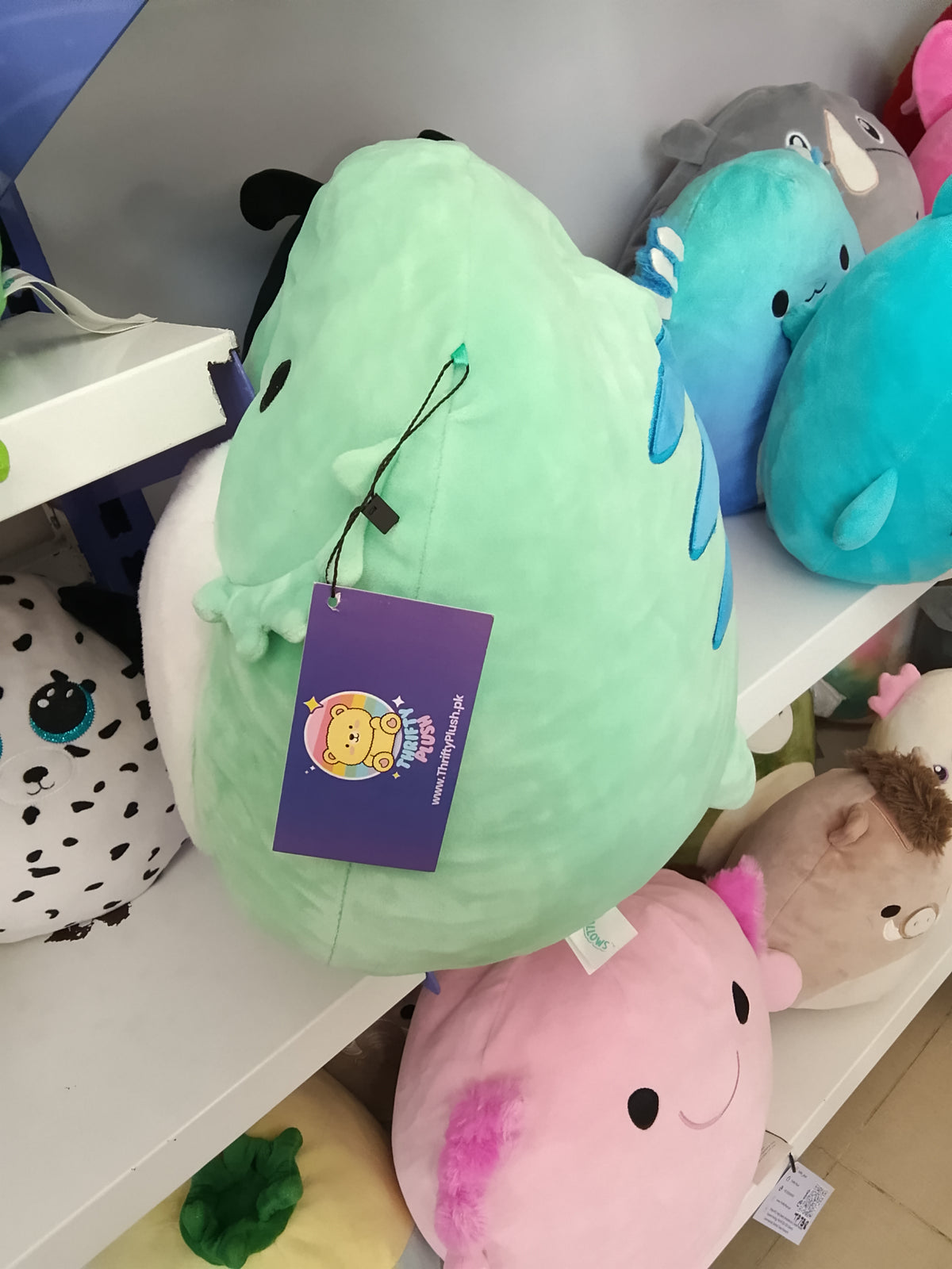 Squishmallows Abe the Bearded Dragon plush toy.