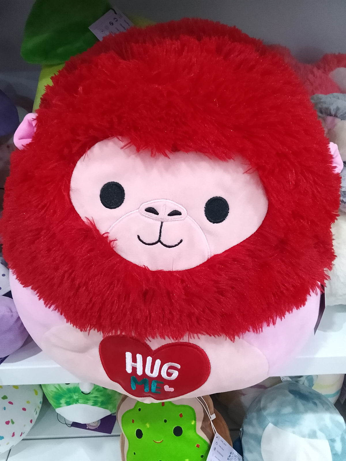 Squishmallows Maruta Pink Gorilla plush toy.