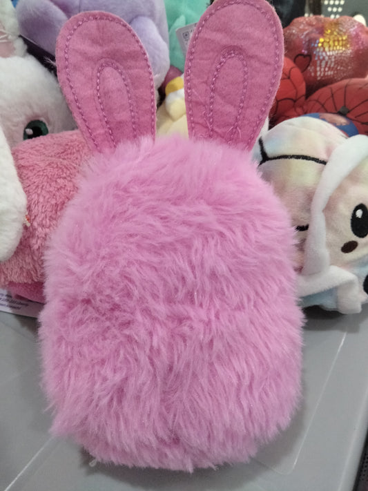 Pink Round Bunny Plush