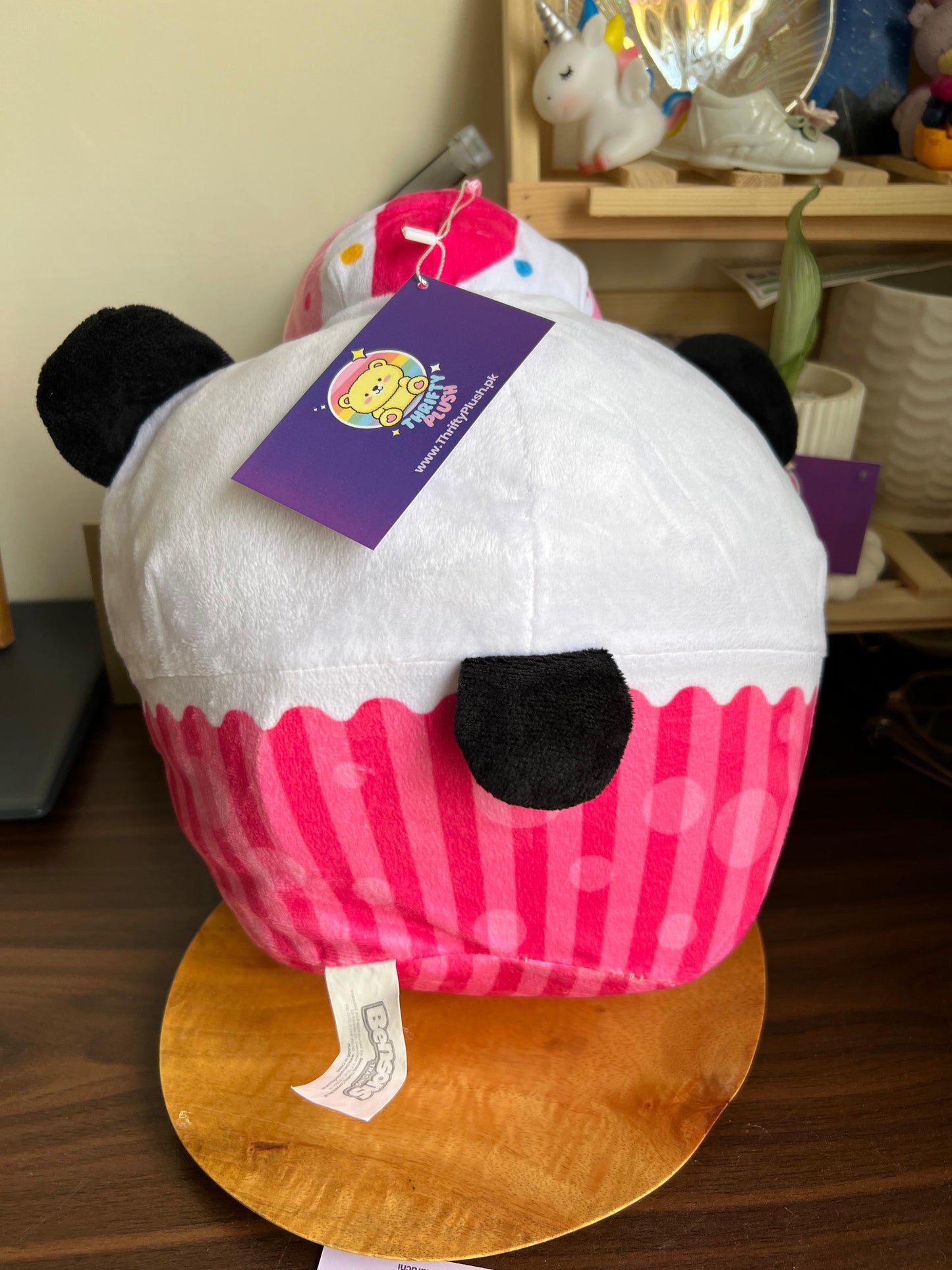 Bensons Cup Cake Panda Cute Plush Soft Toy 28cm