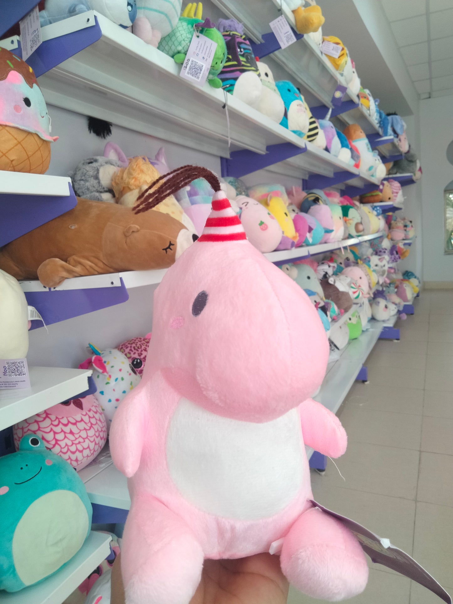 Miniso Kawaii Pink Dinosaur.