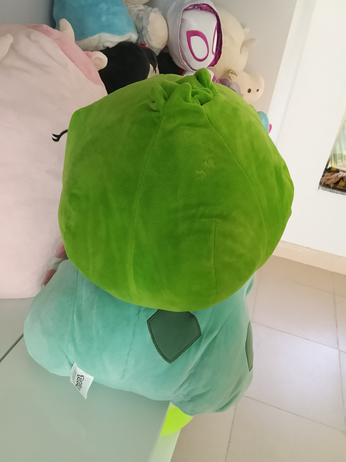 Pokémon Bulbasaur jumbo plush toy, Jazwares or the Pokémon Center.