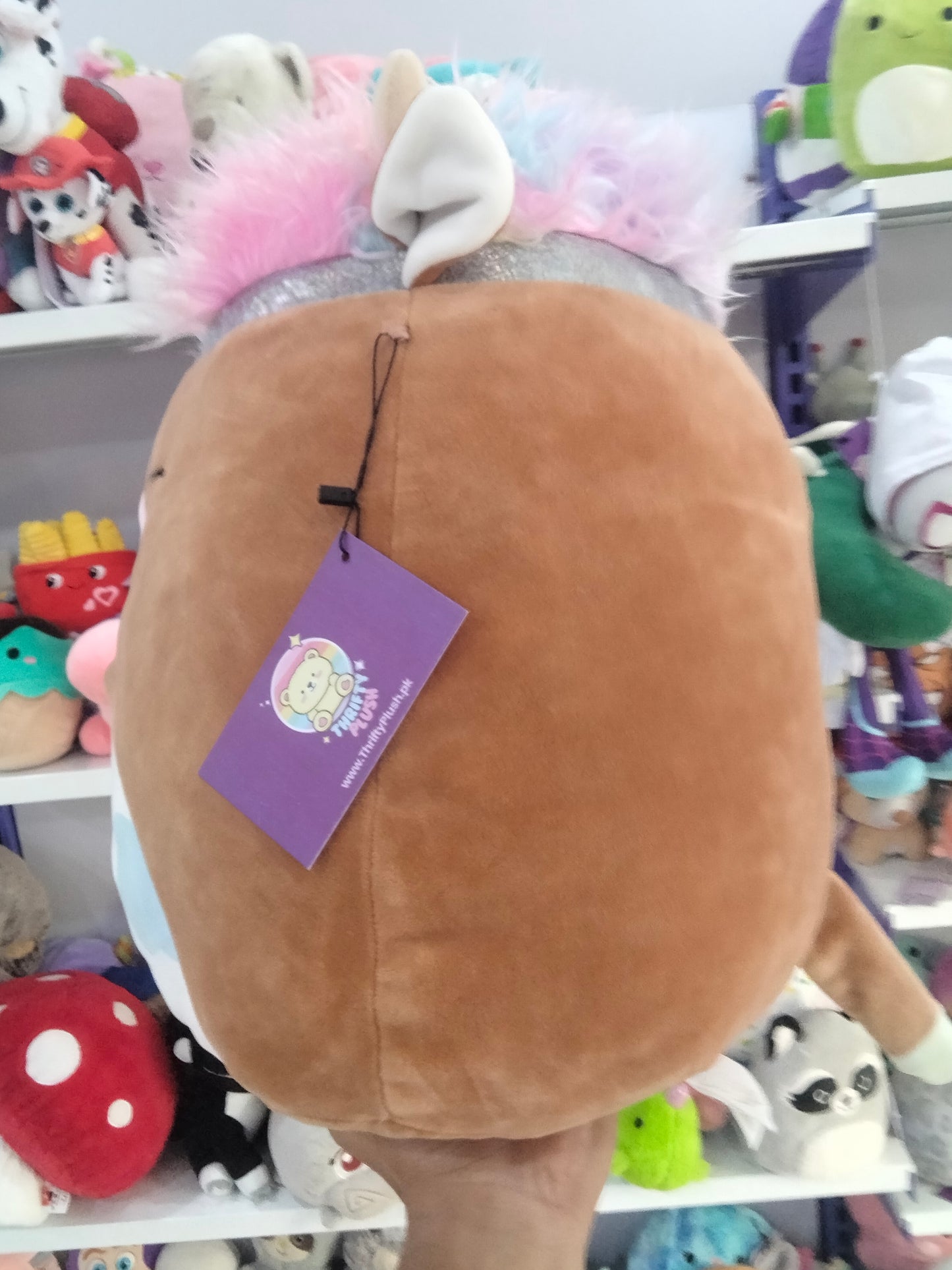 Squishmallows 14-inch Griella the Cow plush