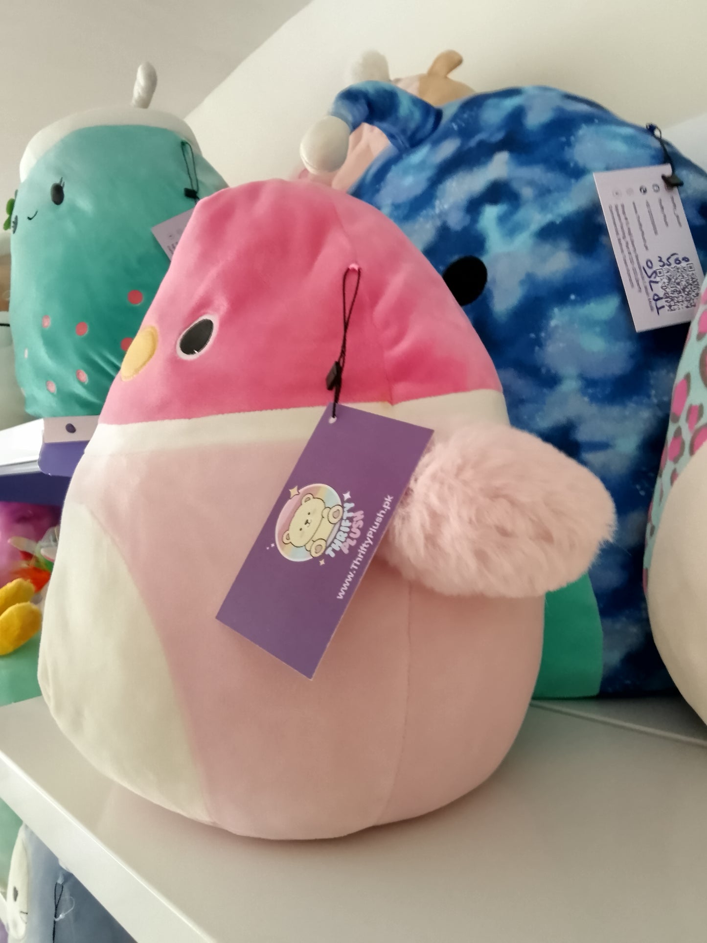 Squishmallows Sonja the Sakura Mallard Duck plush toy.
