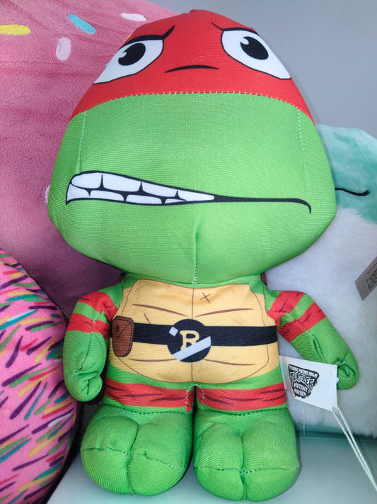 Teenage Mutant Ninja Turtles Lil Bodz Raphael plush toy.