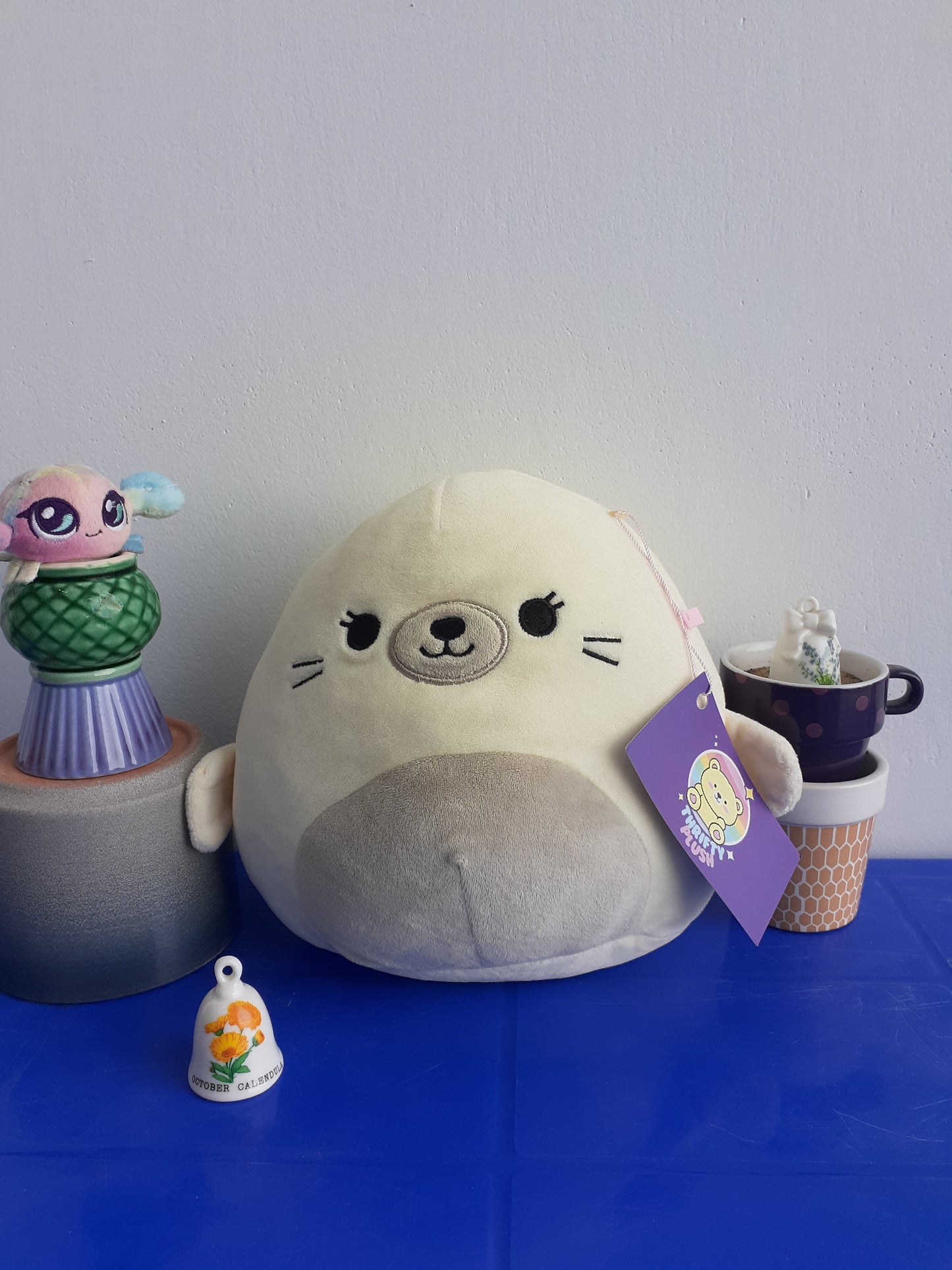 Squishmallow, Specifically Lucille The Seal. Squishmallows Plushie