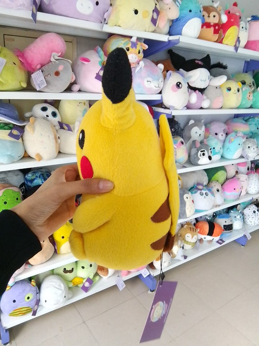 Pokémon Pikachu plush toy.
