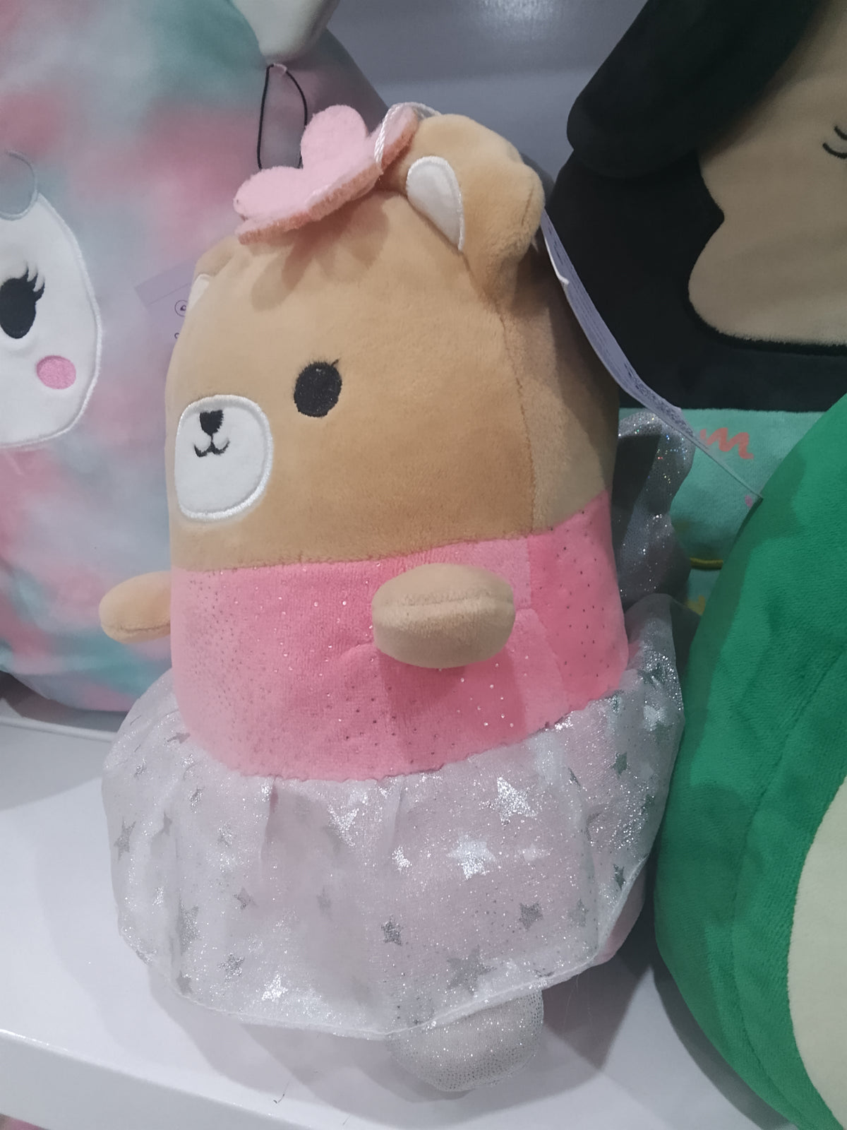 Squishmallows plush toy a Ballerina brown bear