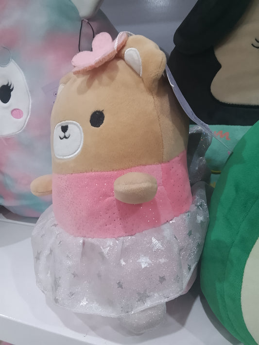 Squishmallows plush toy a Ballerina brown bear