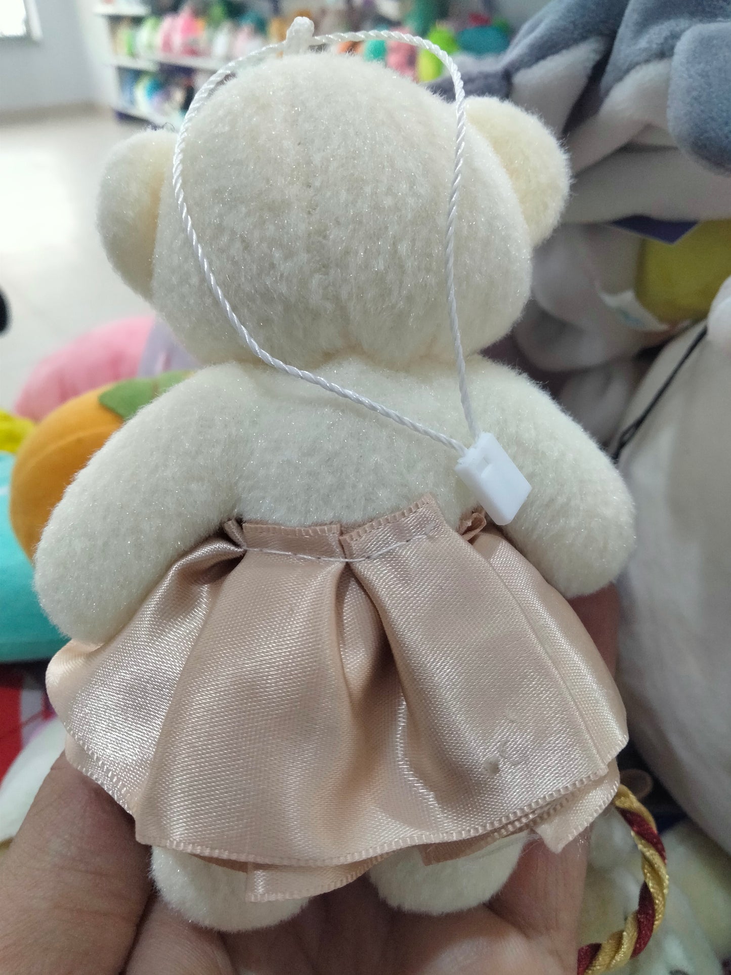 plush teddy bear keychain.