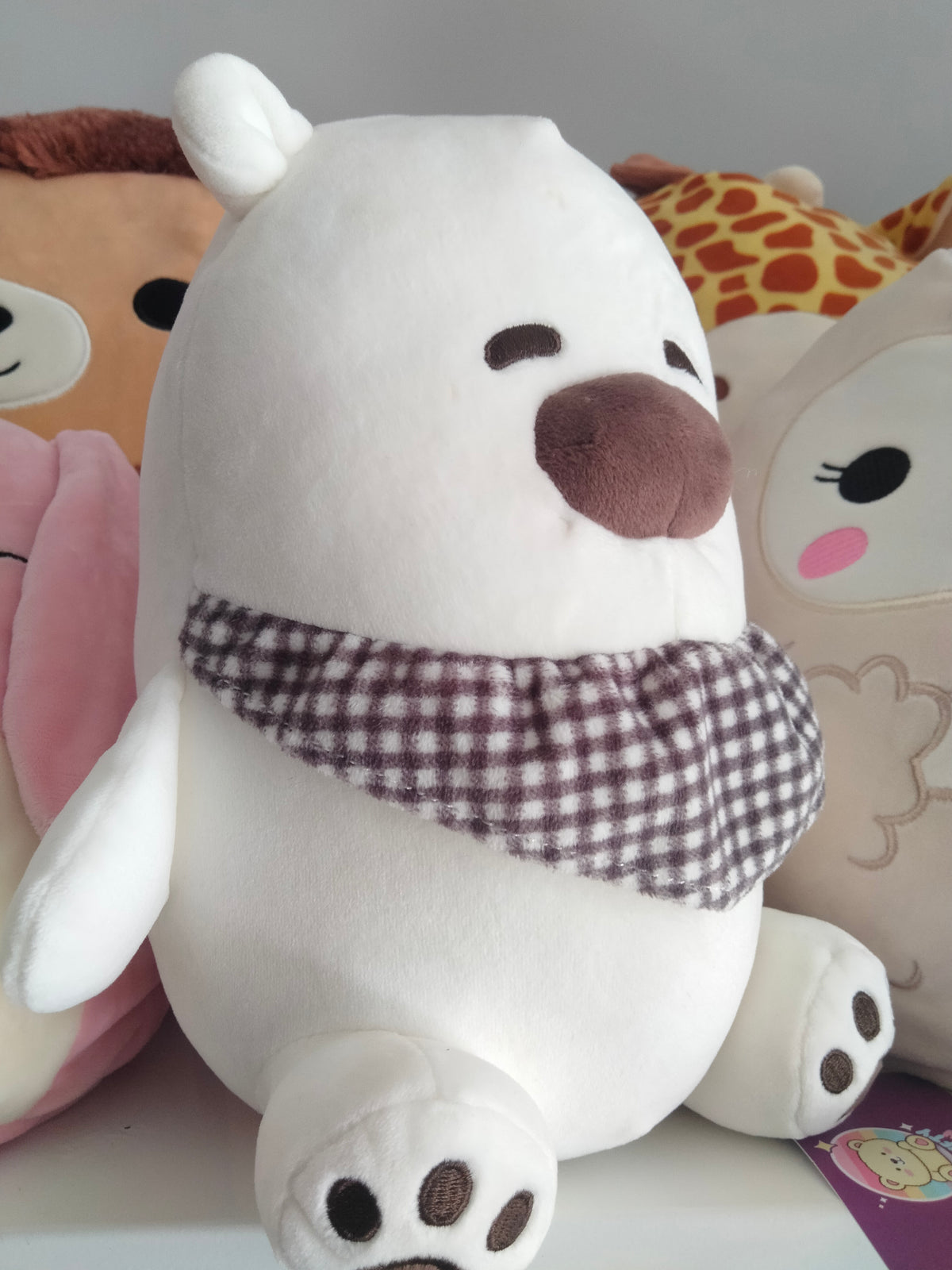Chubby Bear" or "We Bare Bears" collection by Miniso.