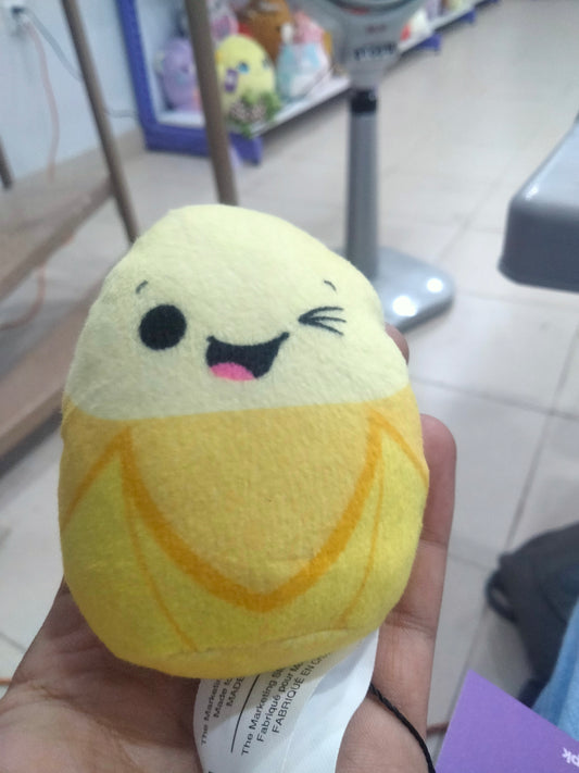 Squishmallows Junie the Banana Happy Meal plush toy.