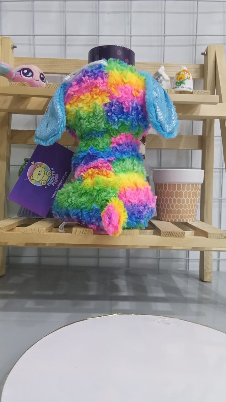 Ty Beanie Boo Plush Toy Mamed "Rainbow,"