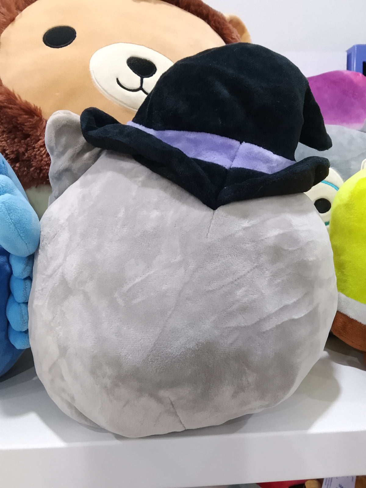 Halloween Squishmallows Flip-A-Mallow Tally the Cat plush toy.