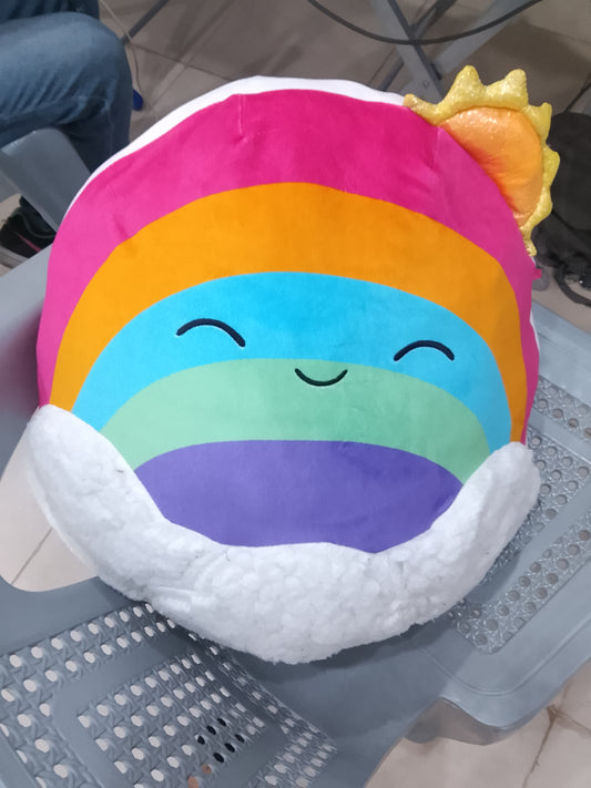 Belina the Rainbow from the Squishmallows line by Kellytoy.