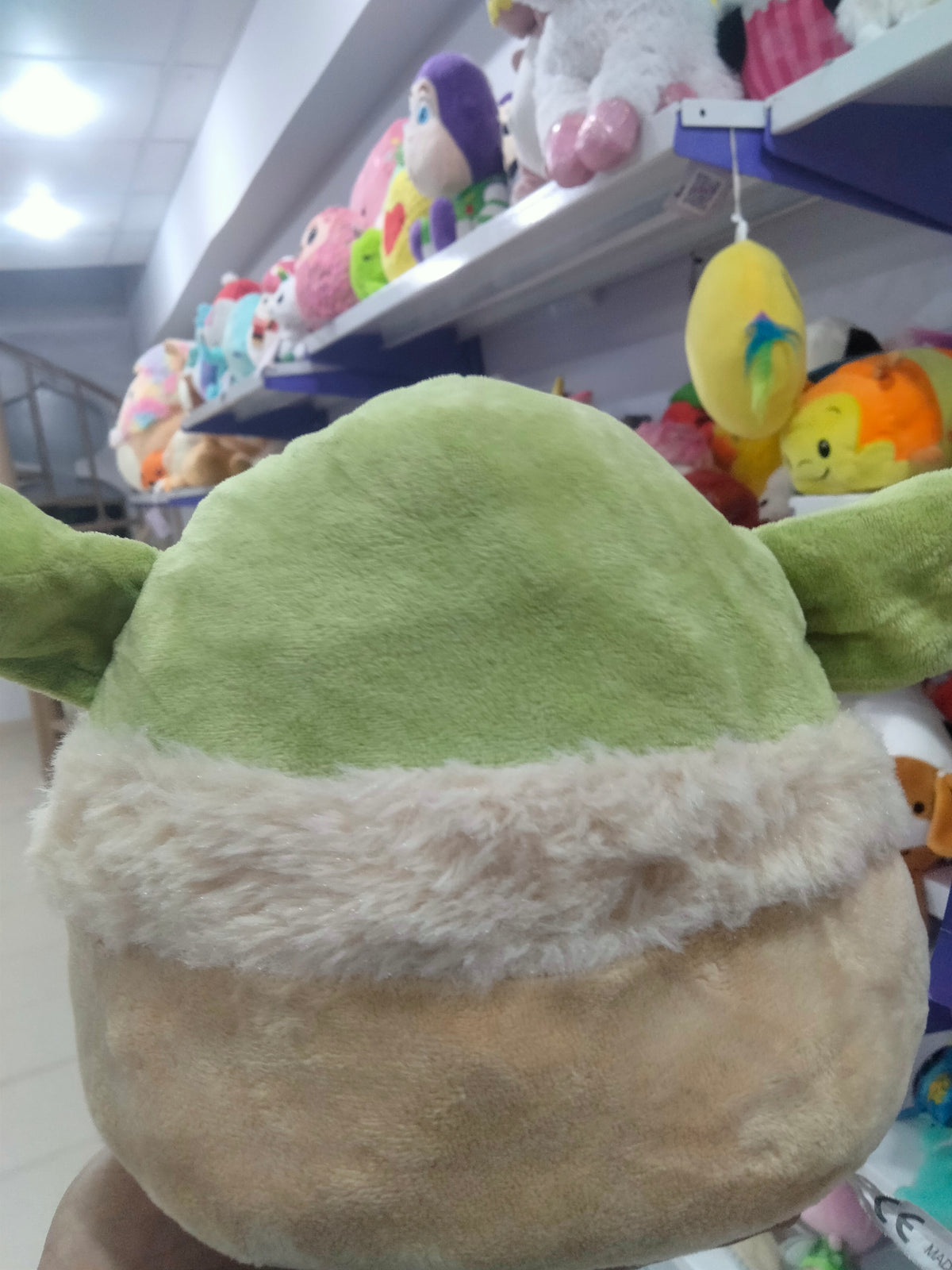 Squishmallows Star Wars plush toy featuring Baby Yoda
