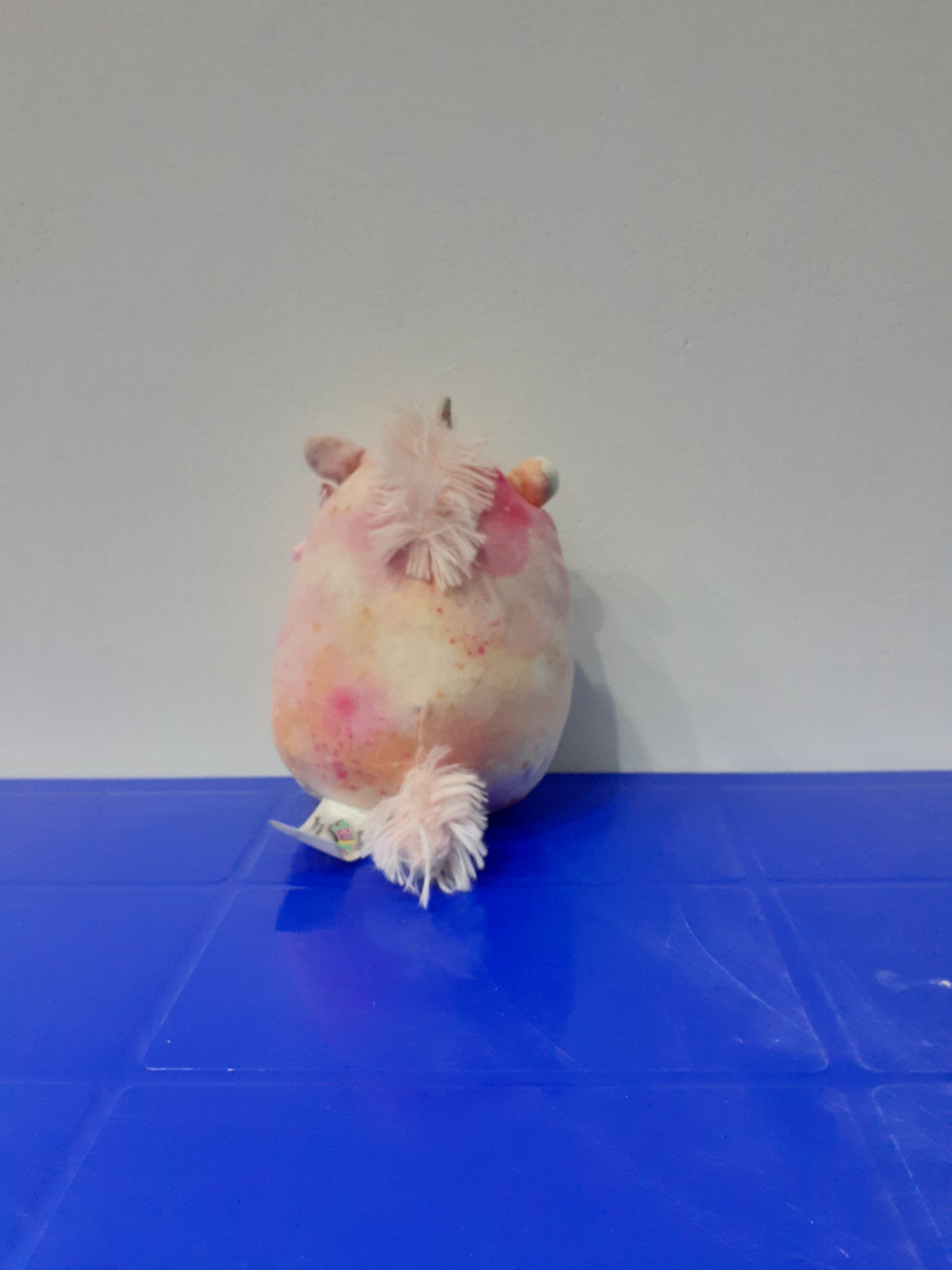 Squishmallows Plushie Fenella the Pink Tie-Dye Unicorn.