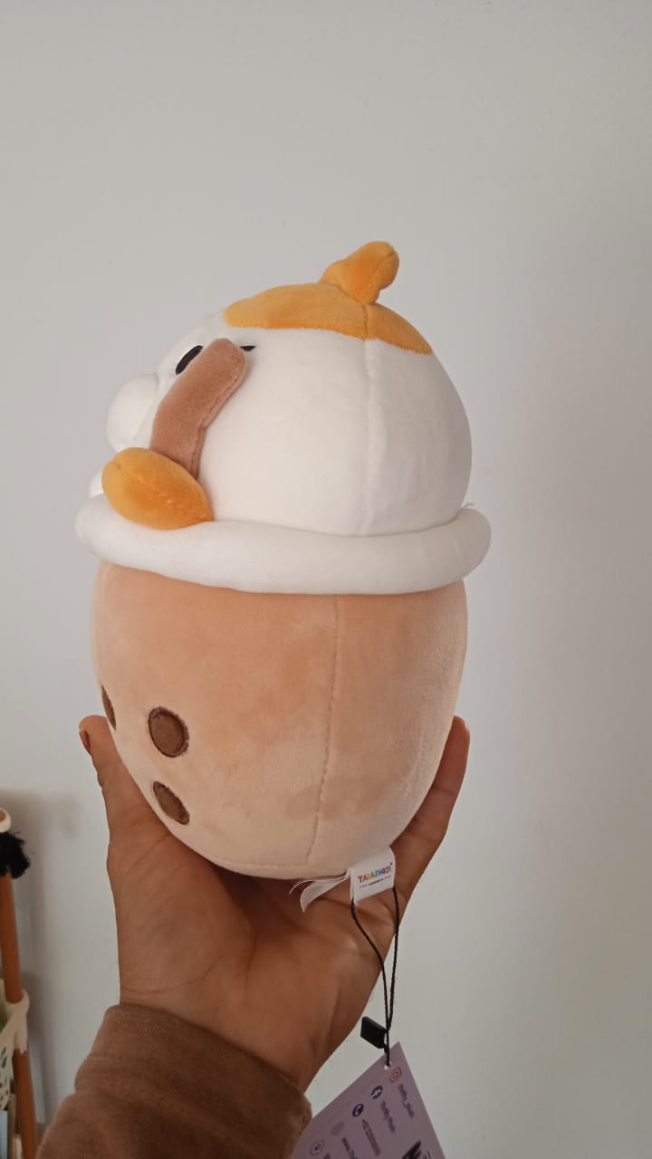 Takashoji Calico Boba Tea Cat Plush toy.
