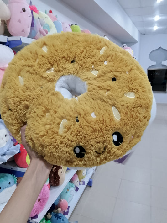 Squishable Comfort Food Bagel Plush Toy.