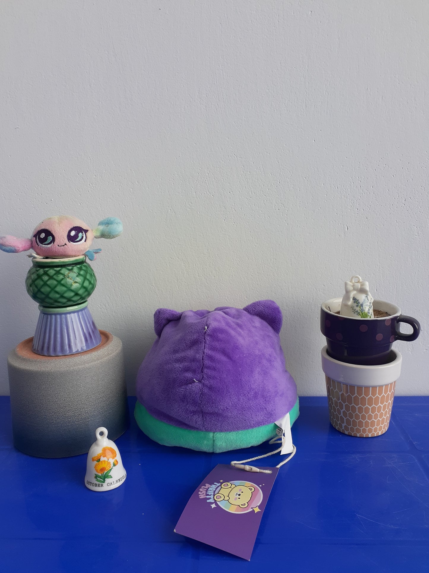 Halley Pelus Renkli Baykus Yastik 40 Cm, Purple Owl Plushies