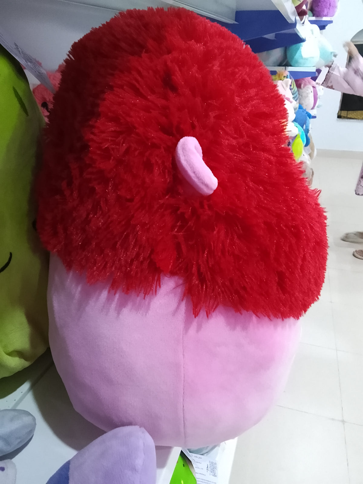 Squishmallows Maruta Pink Gorilla plush toy.