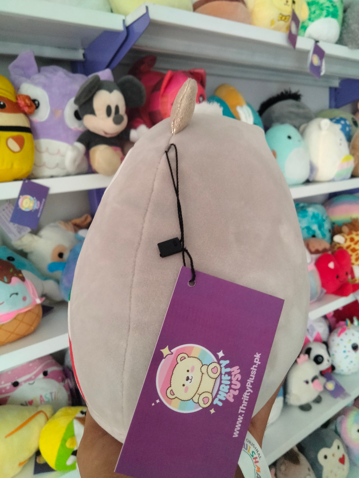 Squishmallows Nissa the Christmas Yeti plush toy.
