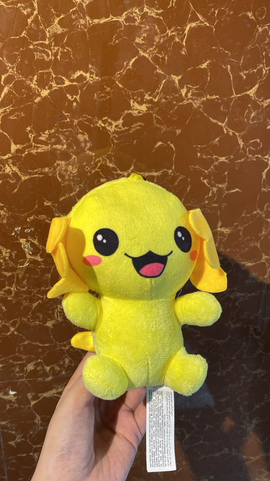 Yellow puppy dog plush toy