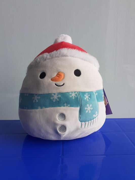 NWT Squishmallows 14” Galindo The Snowman Holiday Scarf Plushie