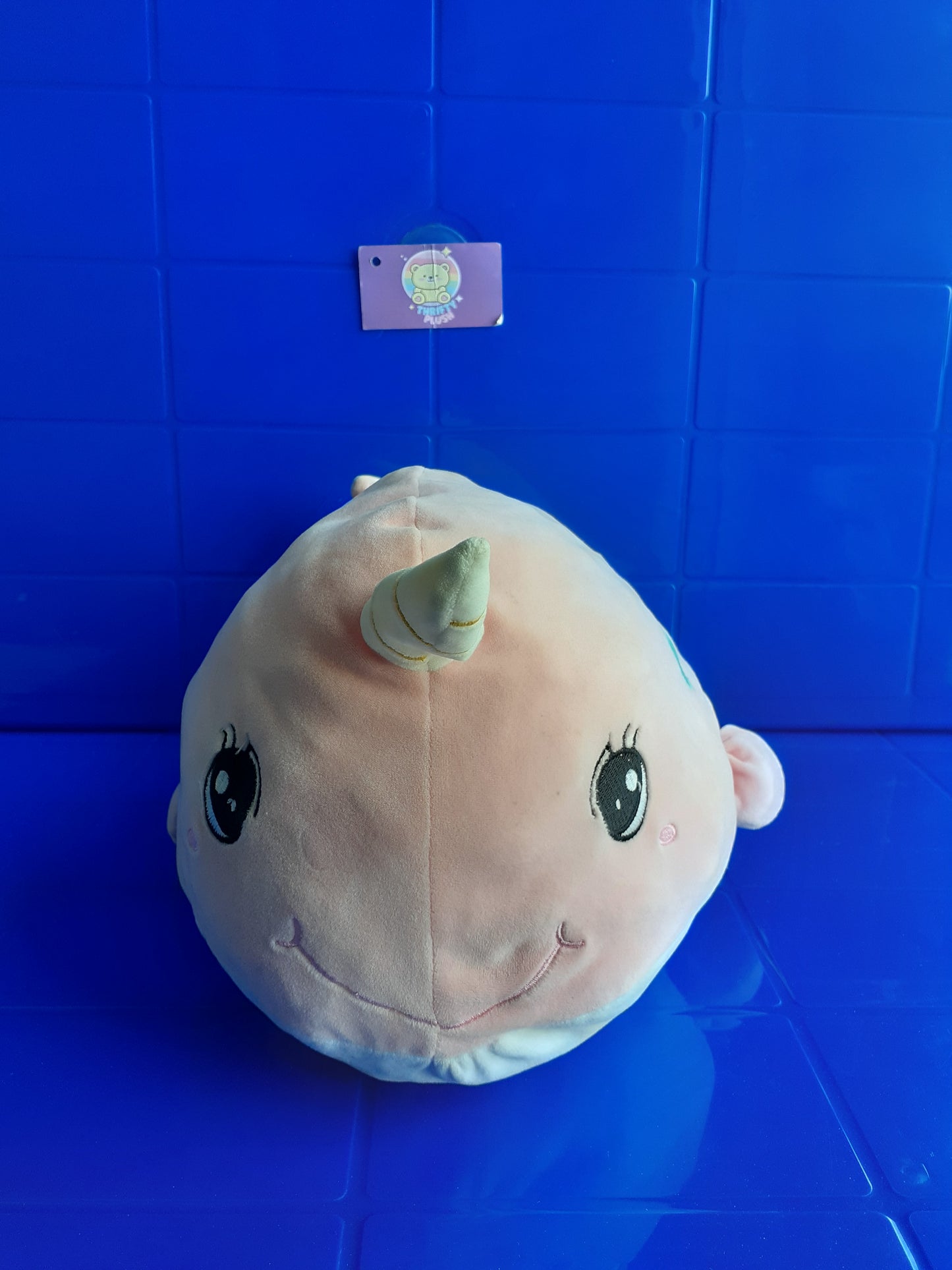 Baby Plushie Toy Cuddly Toy Whale Pink 