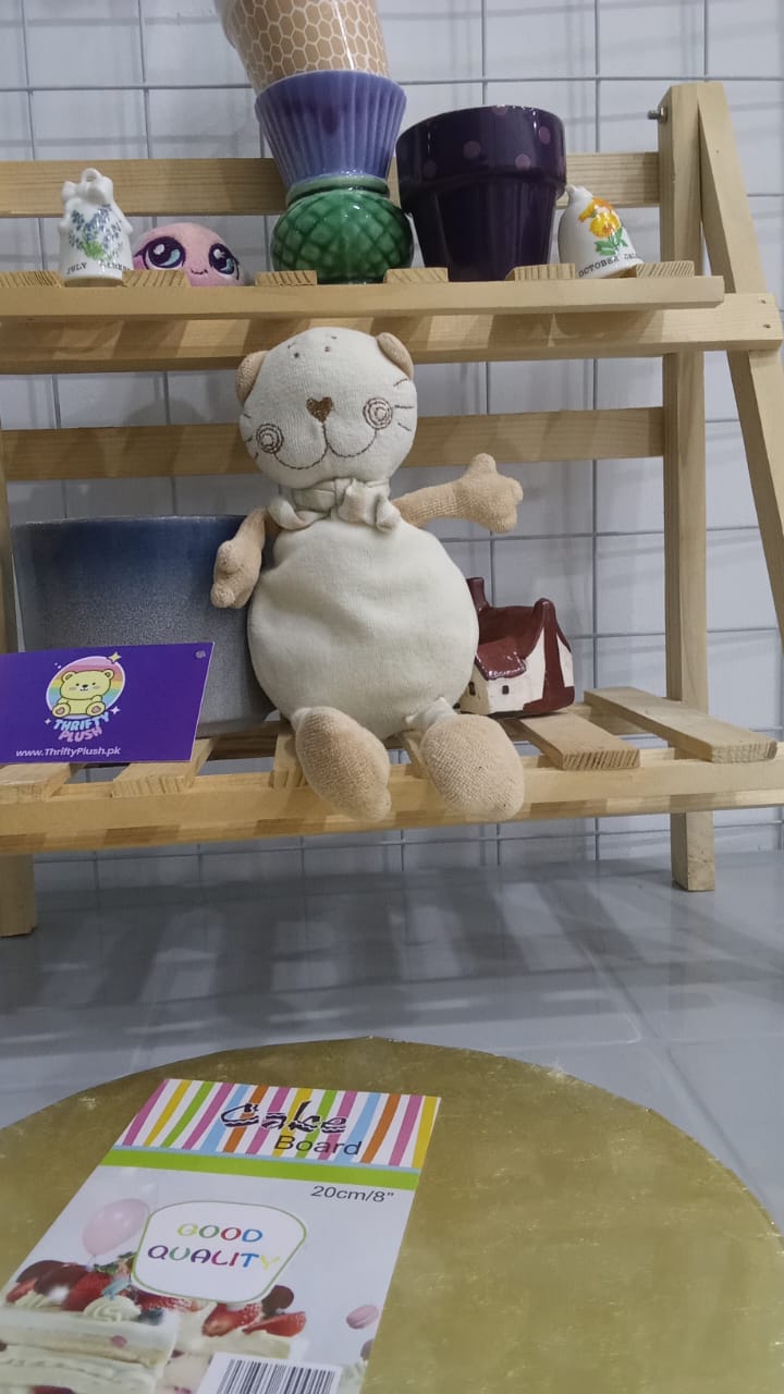 Plushie Tower Toys MGM Doudou Chat Ecru Beige.