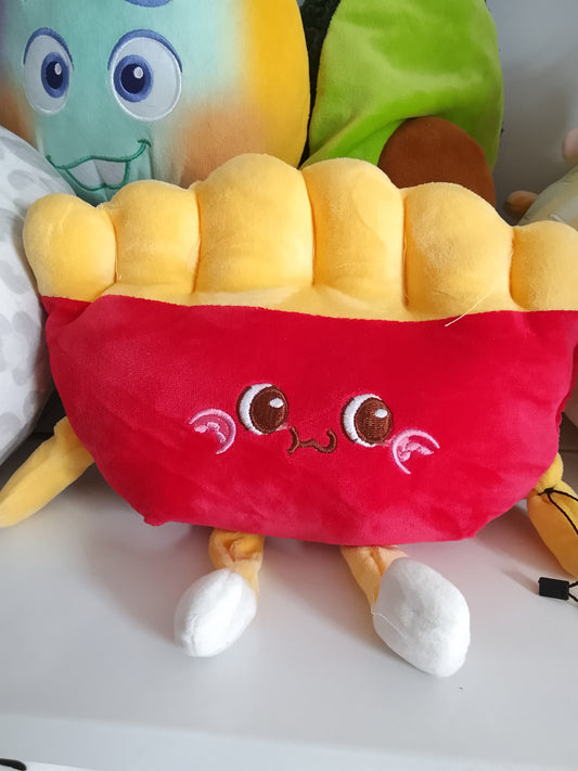 MINISO French Fries stuffed plush toy.