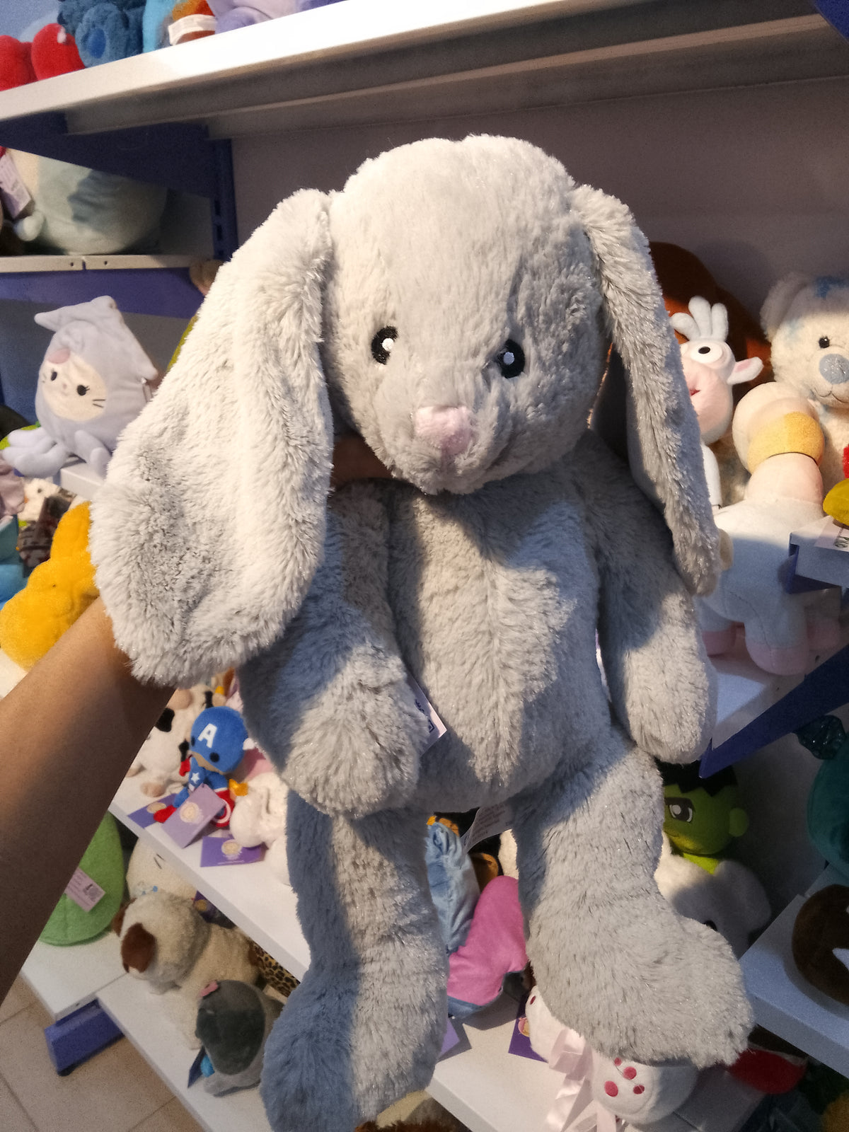 Bashful Silver Bunny Plush toy